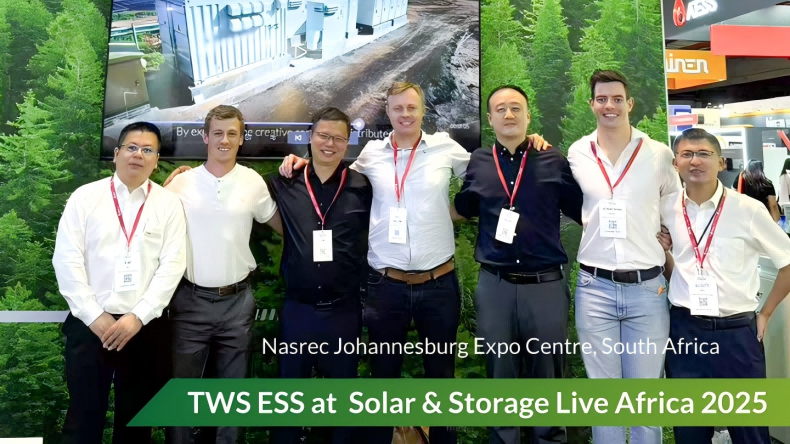 TWS ESS Technology Showcases at Solar & Storage Live Africa 2025, Expanding Its Role in Africa's Energy Transition